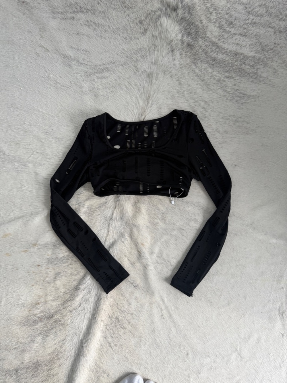 Goth distressed shrug/bolero